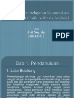 Aplikasi Pembelajaran Komunikasi Serat Optik Berbasis Android