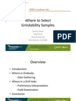 Where to select grindability samples for meaningful interpretation