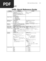 VHDL Quick Guide