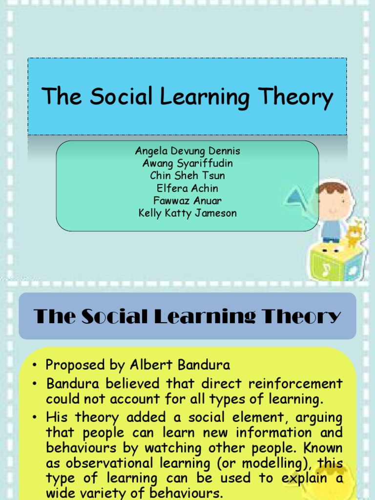 Social learning perspective new arrivals