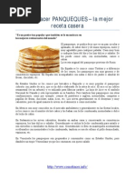 Como Hacer Panqueques