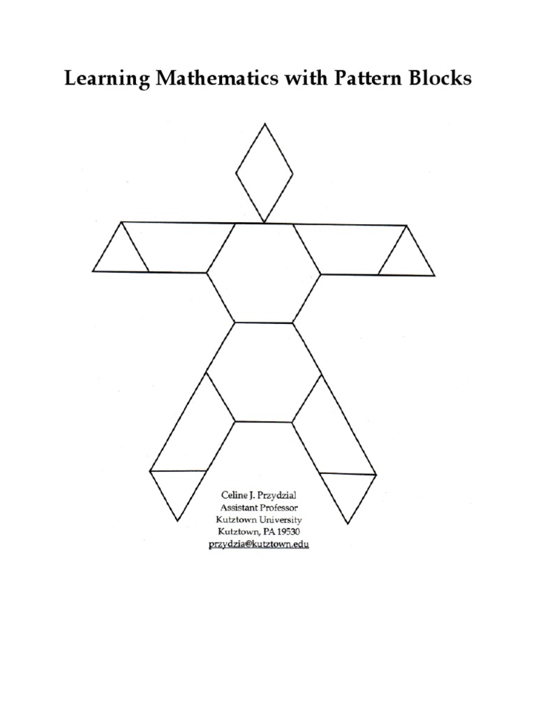 Pattern Block Geometry Challenges | PDF | Triangle | Elementary Geometry