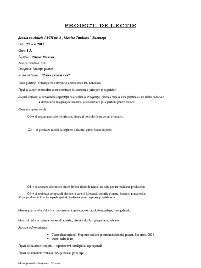 0 Proiect Didactic Desennn