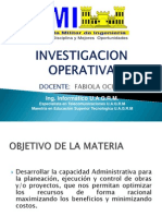Investigacion Operativa