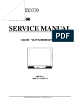 DBTV2500 Service Manual Color Television Receiver