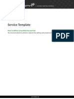 Service Template: How To Define Comprehensive Services