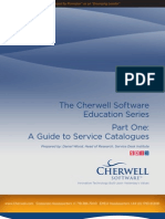 Cherwell Software - A Guide To Service Catalogues
