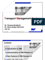 Ransport Anagement Ystem: Dr. Thomas Brodkorb Dr. Hans-Jürgen Hennrich