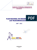 Plan Telecomunicaciones Ecuador