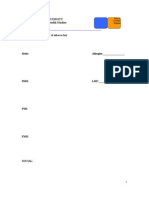 H&P Template For Out-Patient Treatment