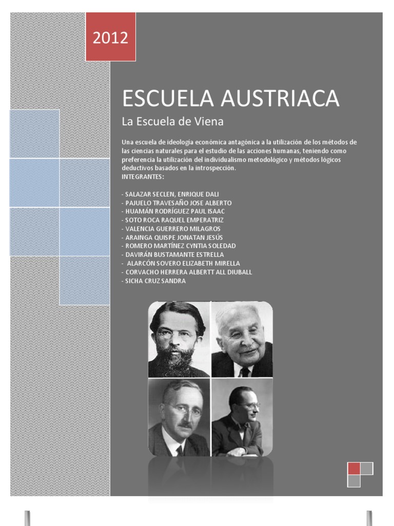 La Escuela Austriaca de Economia - Macroeconomia I X | PDF | Escuela ...