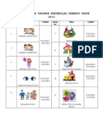 Tema Rancangan Tahunan Prasekolah