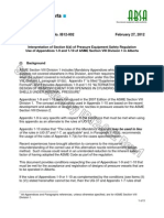 Interpretation of ASME Section VIII Division 1 Appendices 1-9 and 1-10