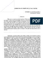 El Terror en Literatura. El Diseño de la Tale de Poe