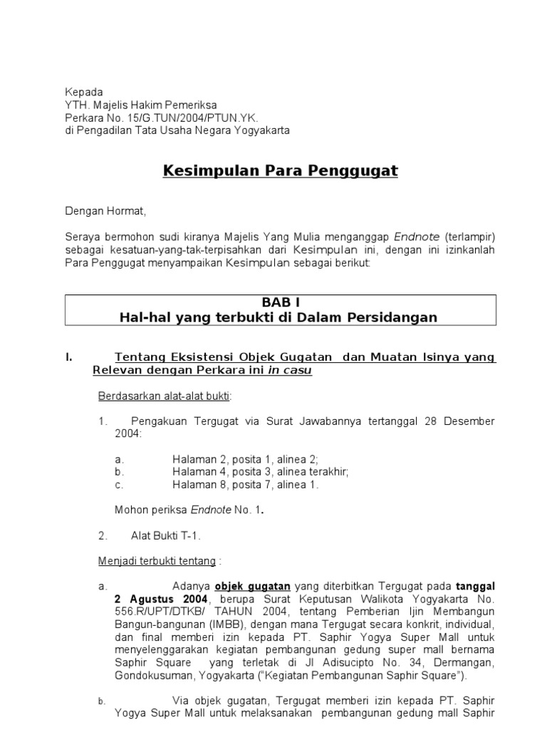 Kesimpulan PTUN  PDF