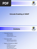 Unicode Enabling of ABAP