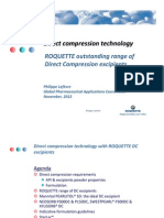 Direct Compression and ROQUETTE DC Polyols 2012 - V2