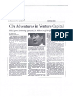 CIA. Adventures in Venture Capital Hill Experts Reviewing Agency's $28 Million In-Q-Tel Offshoot For Value