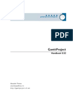 Ganttproject Handbook 0.52