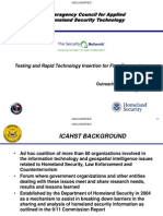 Toomer 17 May 2012 UNCLASSIFIED - Interagency Council For Applied Homeland Security Technology