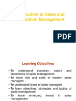 Introduction To Sales and Distribution Management