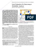 Accurate Current Estimation For Interconnect Reliability Analysis