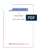 Instruction Manual: Level Switch