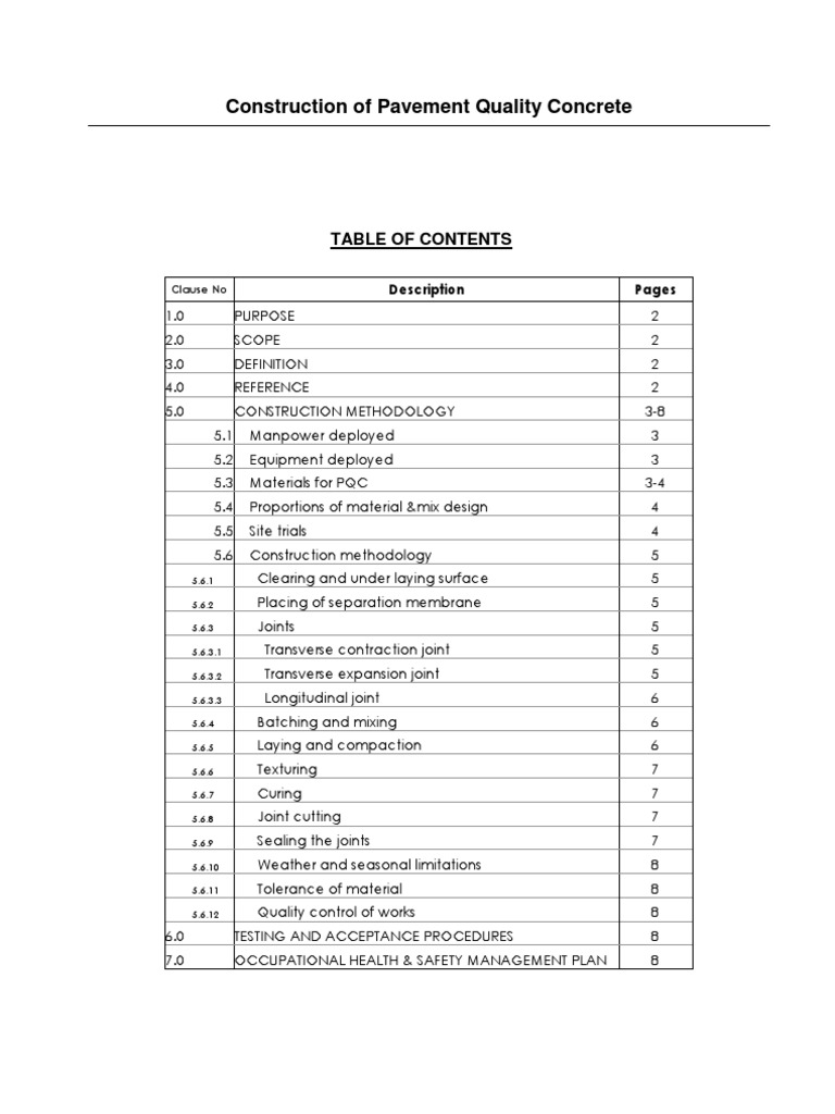 Pavement Quality Concrete Construction Guide | PDF | Road Surface ...
