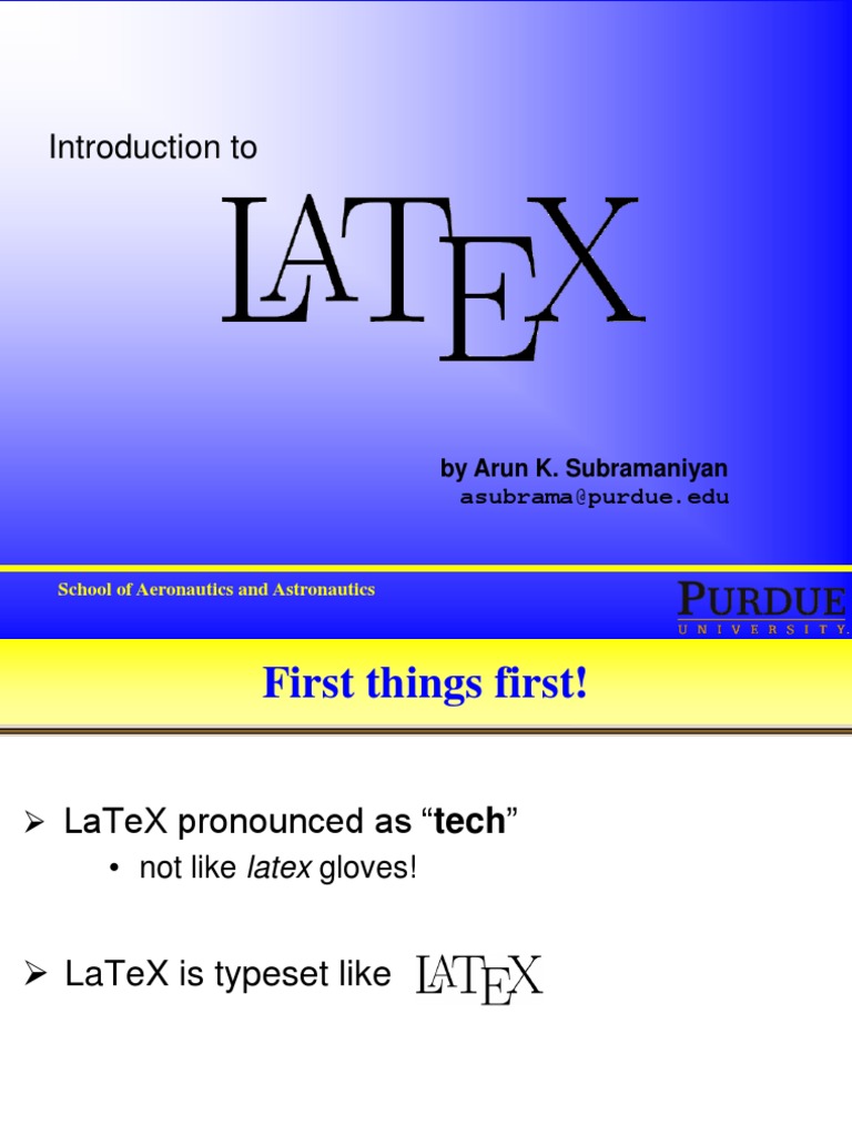 Latex Intro | PDF | Te X | Text