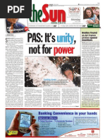 Thesun 2009-06-08 Page01 Pas Its Unity Not For Powe