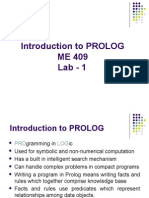 Introduction to PROLOG