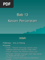 Bab 13 - Kesan Perceraian