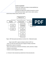 EDT para La Manufactura de Un Automóvil