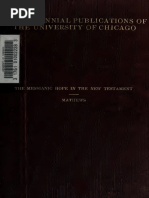 The Messianic Hope in The New Testament, Mathews, 1905