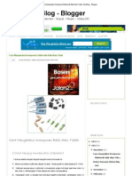 Cara Mengetahui Komponen Elektronik Baik Atau Tidak _ My Blog - Blogger