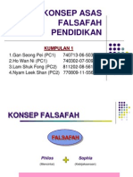 KONSEP ASAS FALSAFAH PENDIDIKAN