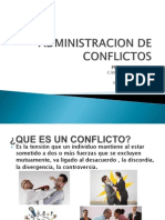 Administracion de Conflictos