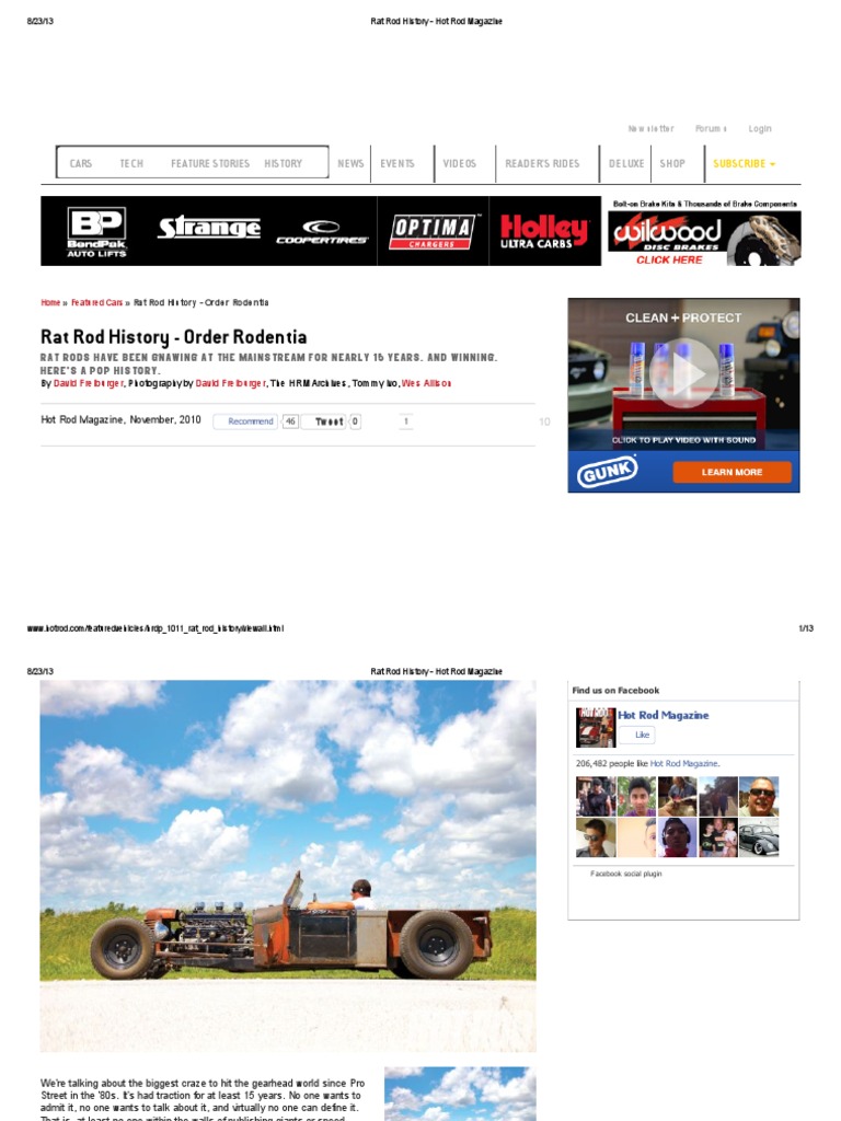 Rat Rod History - Hot Rod Magazine | PDF | Automobiles | Automotive ...