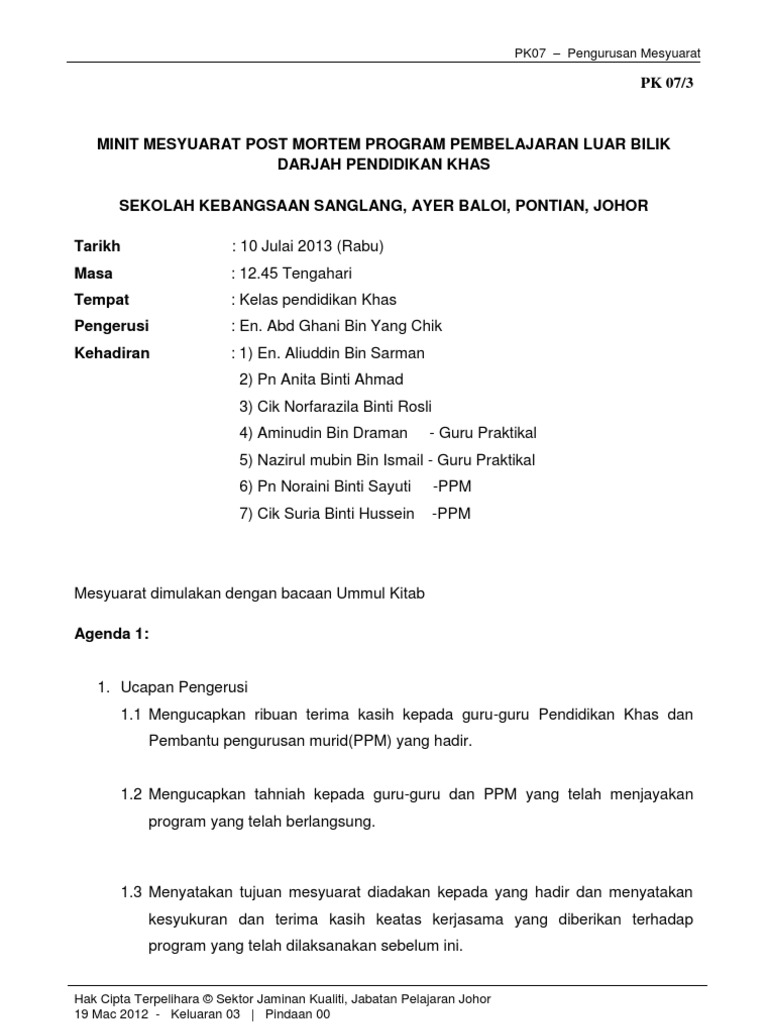 Minit Mesyuarat Post Mortem Doc Minit Mesyuarat Post Mortem Jalinan Kasih 2019 Bachelor Of Finance Club Tarikh Masa Tempat Jumlah Ahli Yang Hadir 12 Course Hero