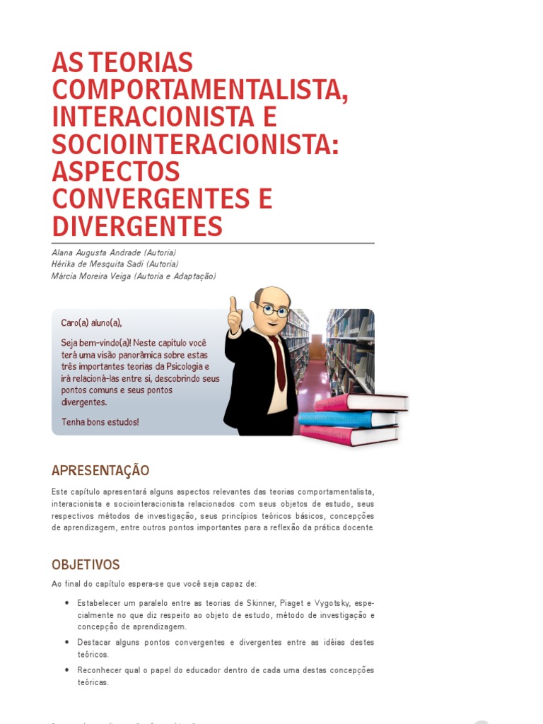 Skinner - As Teorias Corpotamentalistas, Interacionistas | PDF ...