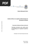 Análise de Riscos na Logística de Movimentação de Petroleo