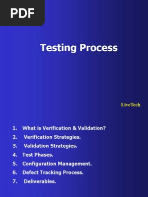 Testing Process