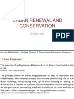 Urban Renewal and Conservation