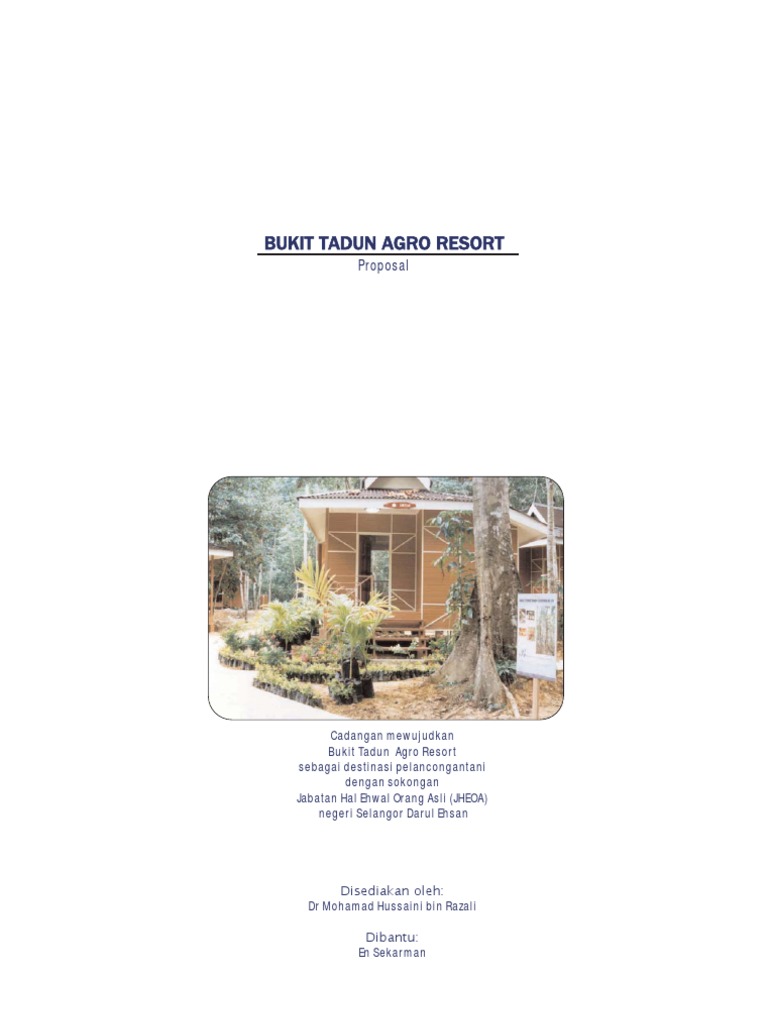 Bukit Tadun Resort Pdf
