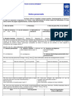 P11 Personal History Form-fr