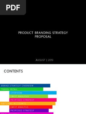Product Branding Strategy Proposal