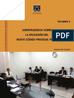 volumen2 de jurisprudencia sobre el nuevo código procesal penal