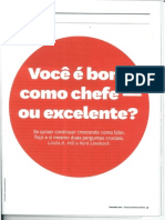 Você é bom como chefe - ou excelente