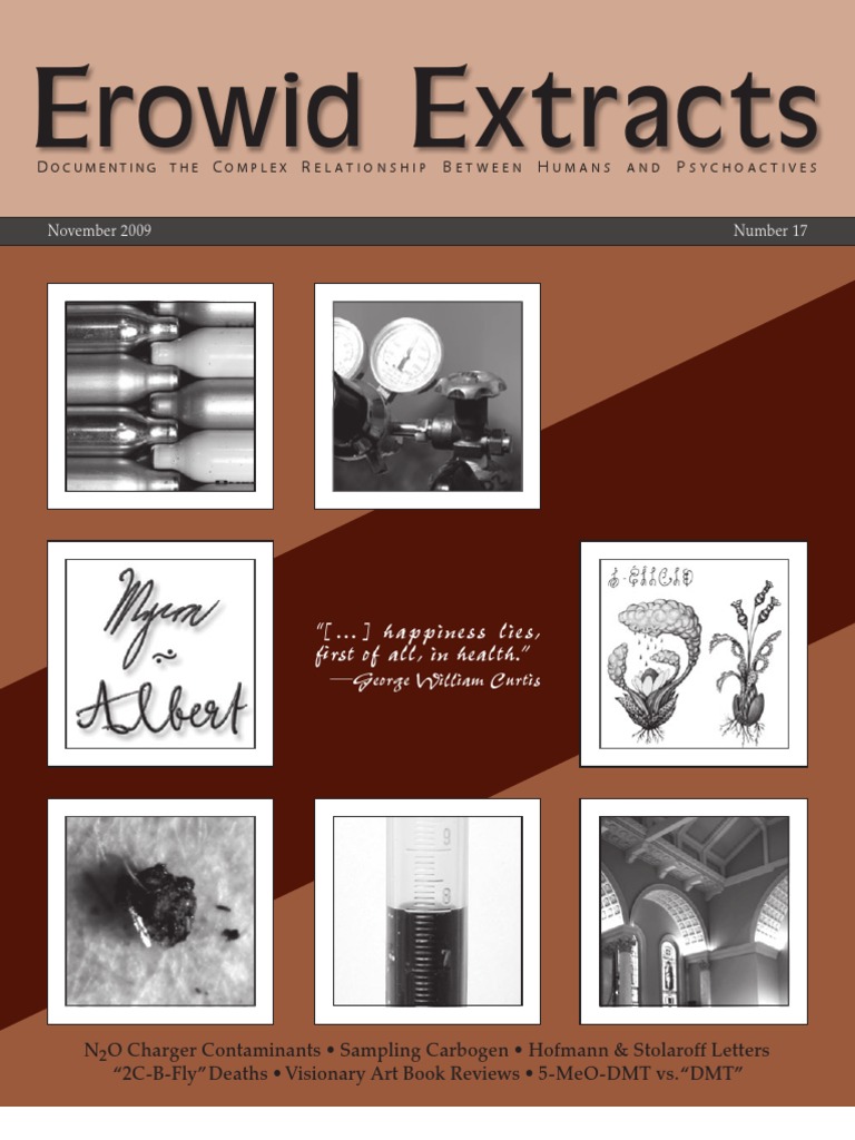Erowid Newsletter17 PDF | PDF | Mdma | Psychoactive Drugs