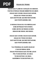 ÁGUAS DO TRONO